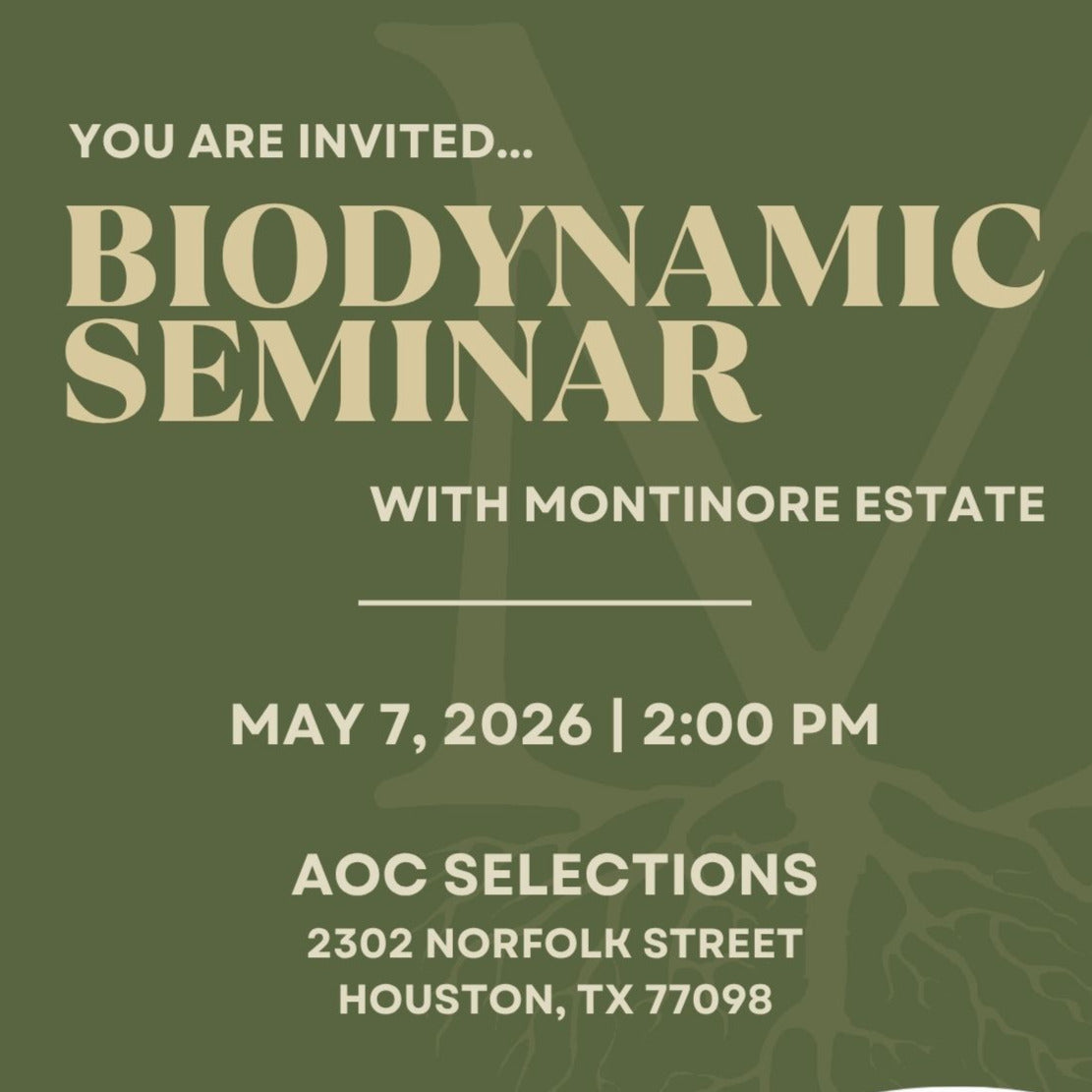 Biodynamic Seminar with Montinore Estate