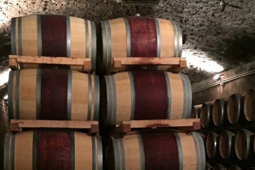 wine barrels