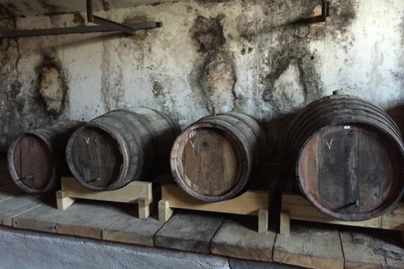 barrels of wine